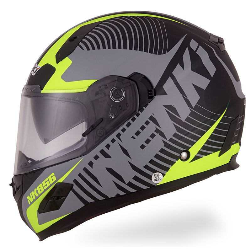 Nenki Motorcycle Helmets Full Face Helmet ECE Approved Street Bike 2 Visors with Clear Shield Dual Visors Fiberglass Shell NK-856 Full Face Helmets image3