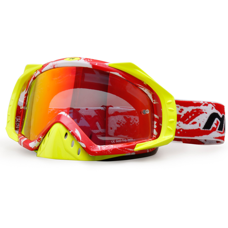 Nenki Motocross Goggles Dirt Bike Motorcycle ATV Off Road Racing MX Riding Glasses Anti UV Adjustable Strap NK1023 Nenki Motocross Goggles image5