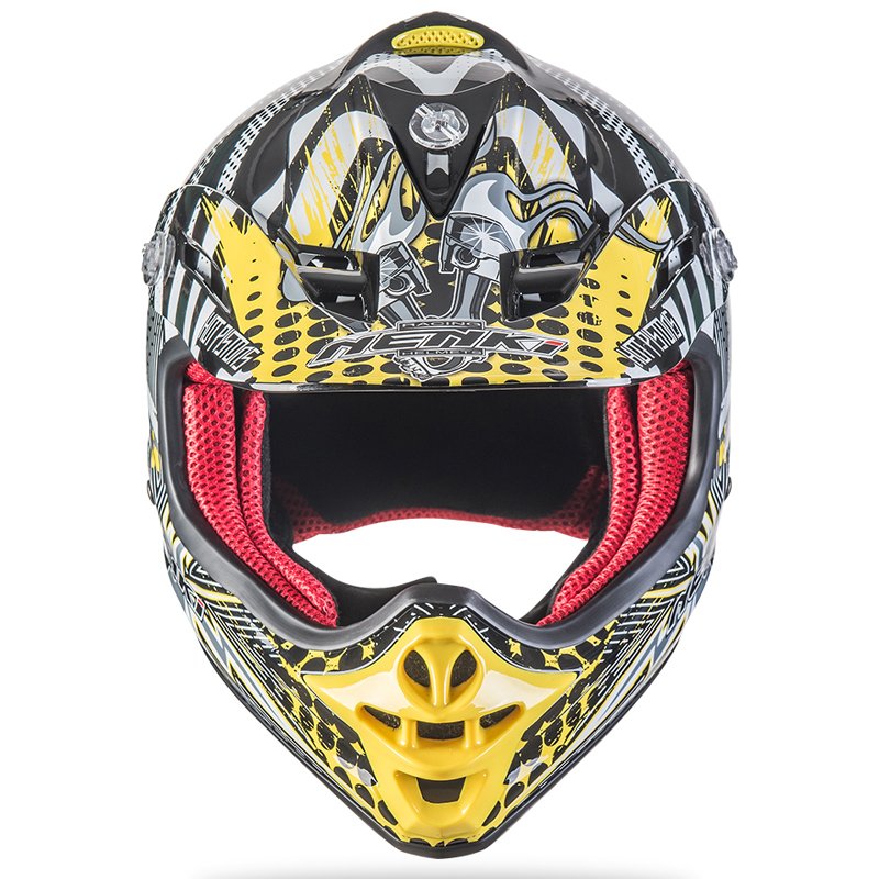 Nenki Motorcycle Kids Youth Motocross Helmet ECE Approved ATV Dirt Bike Motorbike Off Road Free MX Goggles NK303 Nenki Helmet Motocross Helmets image5
