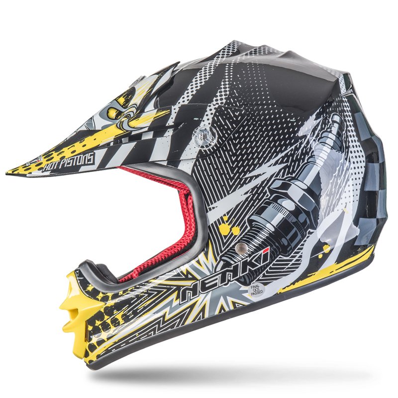 Nenki Motorcycle Kids Youth Motocross Helmet ECE Approved ATV Dirt Bike Motorbike Off Road Free MX Goggles NK303 Nenki Helmet Motocross Helmets image5